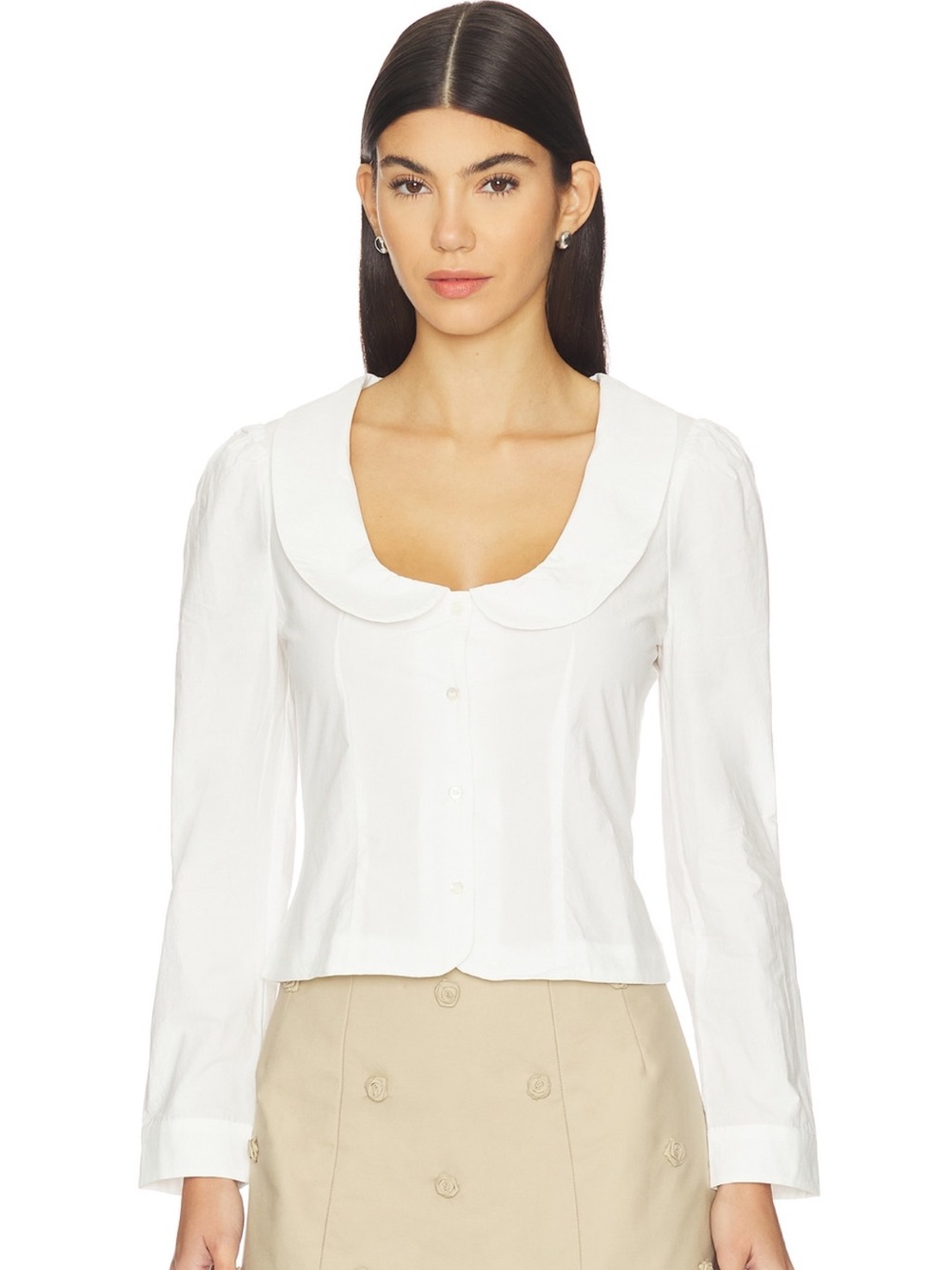 My Mum Made It Curved Collar Button Down Shirt